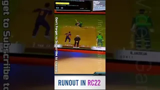 First Run Out in the history | India vs Pakistan Last Ball Drama Super Over Real Cricket 22 #shorts