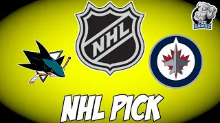 San Jose Sharks vs  Winnipeg Jets 10/16/21 NHL Free Pick, Free NHL Betting Tips