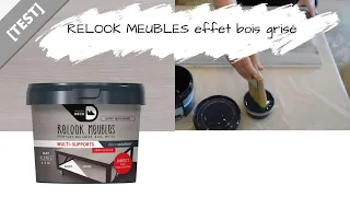 [TEST] Je teste la peinture RELOOK MEUBLES effet bois grisé sur du mélaminé!