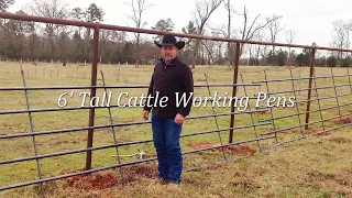 Cattle Pens 6' Tall - Continuous Fence (2019)