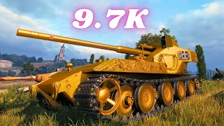 WT E 100 - 9.7K Damage World of Tanks Replays