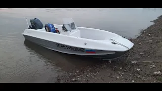 КАЗАНКА 5 М 7+YAMAHA F 25 DES, замер скорости.