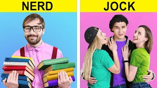Jock vs Nerd / Funny Situations That Everyone Can Relate To