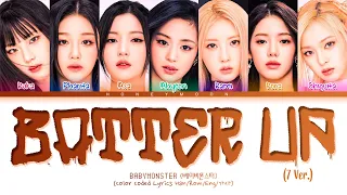 BABYMONSTER 'BATTER UP (7 Ver.)' Lyrics (베이비몬스터 BATTER UP (7 Ver.) 가사) (Color Coded Lyrics)