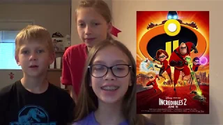SawItTwice - Incredibles 2 "Suit Up" Sneak Peek Kids Live Reaction