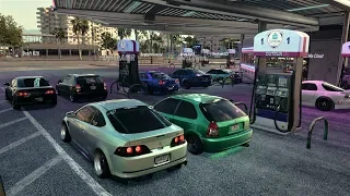 NFS Heat | EK9 Civic Build / Street Car Meet - Cruise & Street/Drag Racing w/ RSX, R34, E92, & More