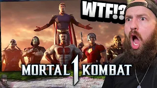 OFFICIAL Omni-Man, Homelander, Peacemaker, AND MORE! Mortal Kombat 1 Kombat Pack 1 [REACTION]