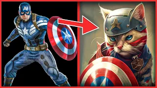 AVENGERS but CAT VENGERS 🔥 All Characters (marvel & DC) 2024
