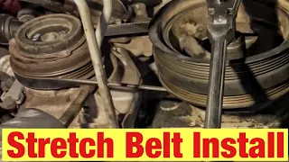 How to Install an AC Stretch Belt on a Chevrolet or GMC Vehicle with 5.3L, 6.0L, 6.2L Engine