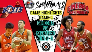 Full Highlights: GINEBRA VS MERALCO SEMIFINALS GAME 4 PBA Philippine Cup Nov 25 2020