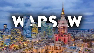 WARSAW CITY CENTRE BY DRONE 2023 | SKYLINE | WARSZAWA Z LOTU PTAKA | 4K | Poland is beautiful #7