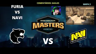 FURIA VS NAVI - MIRAGE (MAPA 3) (PTBR) - DREAMHACK MASTER SPRING 2021 - MD3