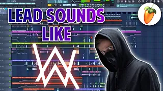How To Make Lead Sounds Like Alan Walker - FL Studio 20 Tutorial