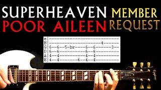 Superheaven Poor Aileen Guitar Lesson / Guitar Tabs / Guitar Tutorial / Guitar Chords / Guitar Cover