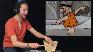 How cartoon sounds are made – The Flintstones