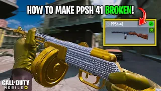 How To Make PPSH 41 Broken! (Best PPSH 41 Gunsmith/Loadout Class Setup) Season 1 COD Mobile