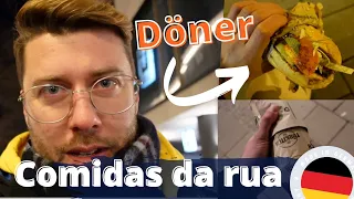 COMIDAS DA RUA na Alemanha 🌭🌯🥨 | Boas e baratas 💸