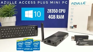 HDMI Mini PC Stick REVIEW Azulle Access Plus - Intel Z8350, 4GB RAM, Windows 10