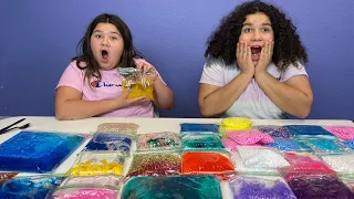 Making Crunchy Slime With Bags