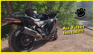 Sprint air filter Installation | Sprint P08 | 2022 Hayabusa | Brocks Performance