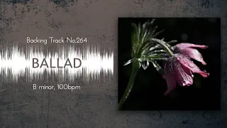 Sad Rock/Metal Ballad Backing Track in Bm | BT-264