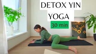 30 Min Detox Yin Yoga| Digestion Support, Weight Loss