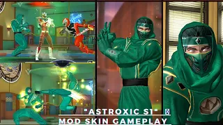 Astroxic S1 ~ White Ninja Mod Skin Gameplay | Power Rangers Legacy Wars #prlw