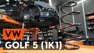 Как да сменим предна пружини на VW GOLF 5 (1K1) [ИНСТРУКЦИЯ AUTODOC]