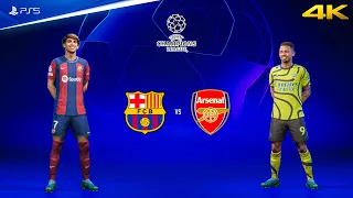 FIFA 23 - Barcelona vs Arsenal | UEFA Champions League Final | PS5™ Gameplay [4K60]