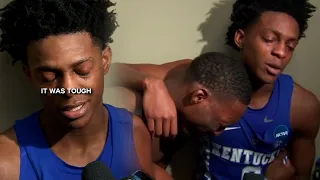 De’Aaron Fox and Bam Adebayo emotional moment after losing to UNC 💔