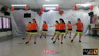 Grain In Ear (Mang Zhong) Linedance Demo by Adeline Cheng and Students (Nuline Dance Malaysia)