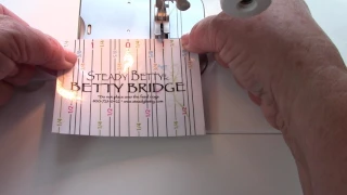 Steady Betty tutorial for the Betty bridge Supreme with seam guides