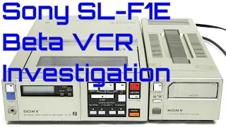 EW0082 - Sony SL-F1E Beta VCR Investigation - Repair Attempt