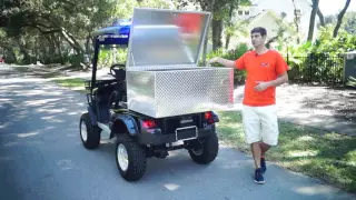 Custom  Utility Golf Cart Cargo Box- MOto Electric Vehicles