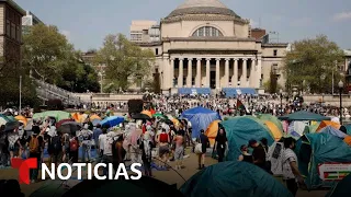 Tensión en universidades al desafiar estudiantes de Columbia ultimátum contra  protestas