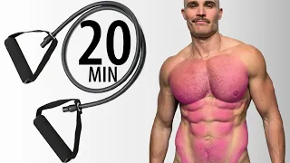 RESISTANCE BAND CHEST AND AB WORKOUT