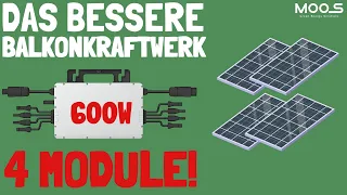 DAS BESSERE BALKONKRAFTWERK - 1500W Wechselrichter auf 600W / 800W begrenzt!