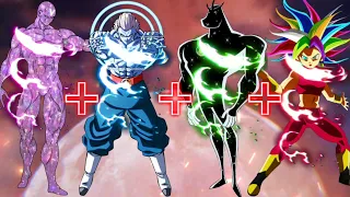 Fusion of Zeno True Form + Grand Priest TF + Alien X + Rainbow Kefla - Vs All Dragon Ball Charecters