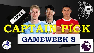 Captain Picks | Game Week 8  | Fantasy PL 2021-22