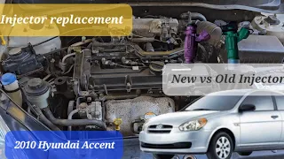 2010 Hyundai accent fuel injector replacement