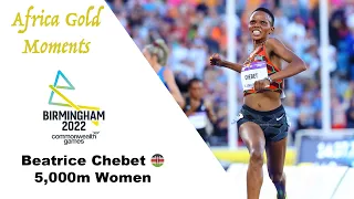 🇰🇪 Beatrice Chebet Wins Gold | 5,000m Women | 2022 Commonwealth Games