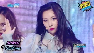 [HOT] SUNMI - Gashina, 선미 - 가시나 Show Music core 20170902