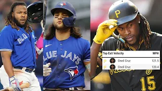 Blue Jays Trading Vladimir Guerrero Jr, Bo Bichette + ONeil Cruz Records HARDEST Hit Balls Ever!?