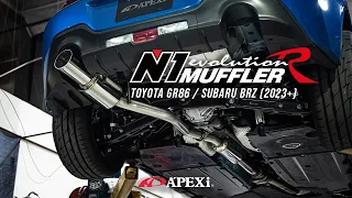 A'PEXi N1 EVO-R Muffler (Single-Exit) Catback Exhaust - 2022+ Subaru BRZ / Toyota GR86