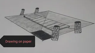 How to draw illusions  on paper for beginner step by step |3d drawing tutorial|Art trick