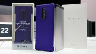 Official Sony Xperia 1 Style Cover Touch