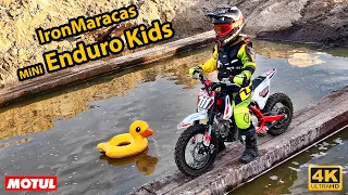 Enduro Kids 8yers TimaKuleshov MiniBike Geon 110cc IronMaracas Off Road Ride 4kHD