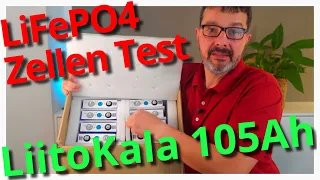 Review LittoKala105 Ah 🔋 LiFePO4 Zellen Test #G8N