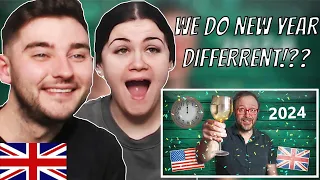 British Couple Reacts to 4 Ways British and American New Year is Very Different