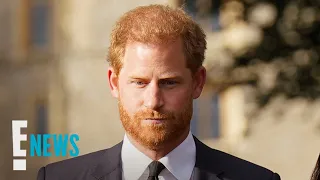Prince Harry Shares Emotional Message Outside Windsor Castle | E! News